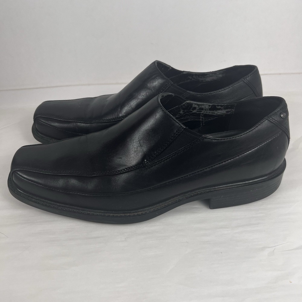 Rockport APM78731 Classic Black Men's Leather Slip on Dress Shoes 12M US‎